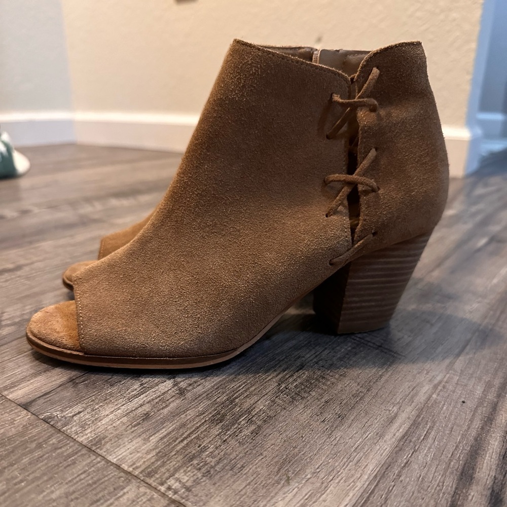 Lucky Brand open toe booties